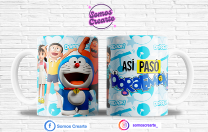 Taza Doraemon + Caja Temática · Diseño 437