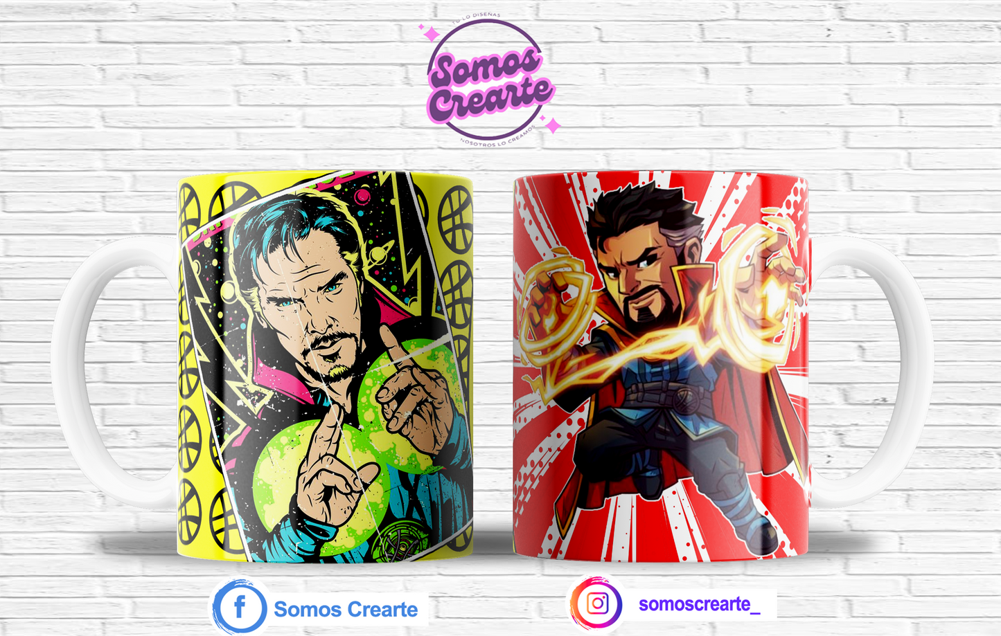 Taza Marvel DR Starnge con caja temática , Código 210