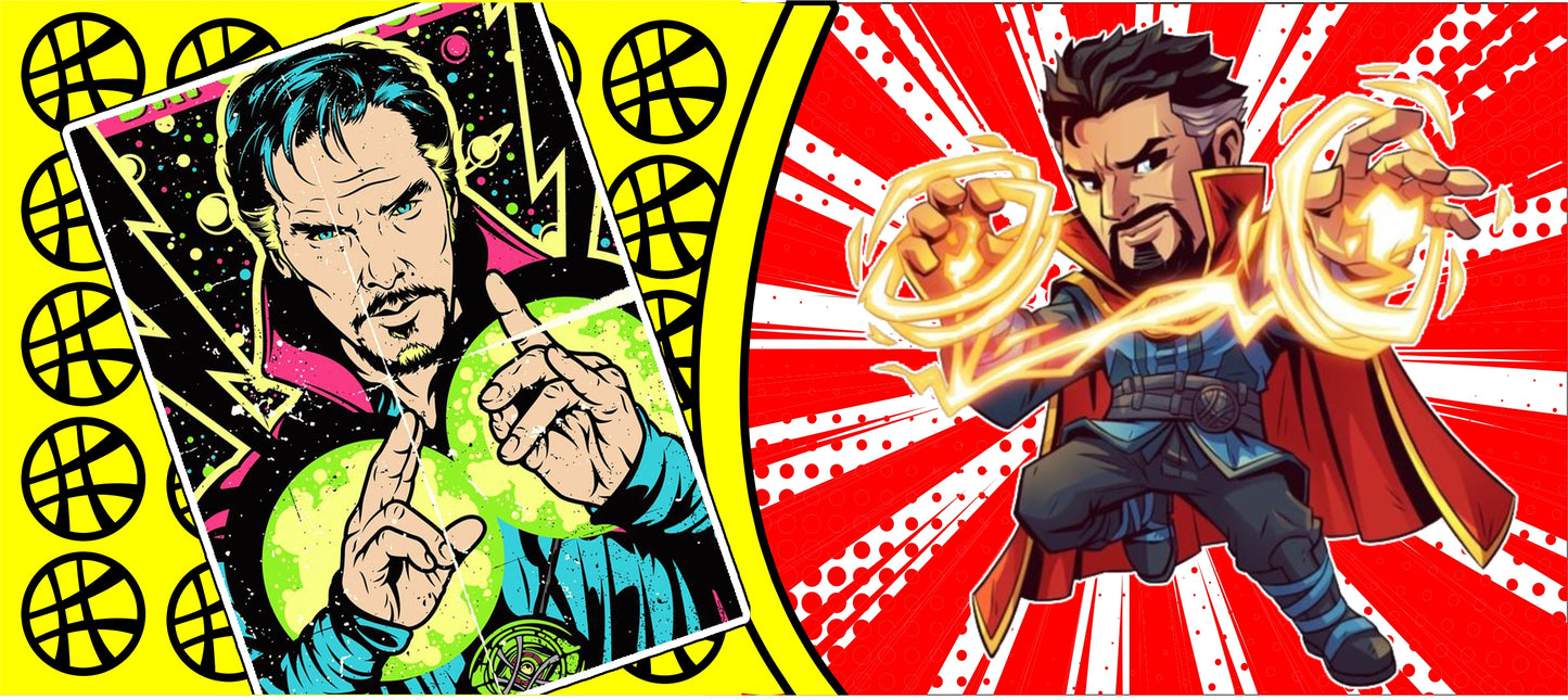 Taza Marvel DR Starnge con caja temática , Código 210