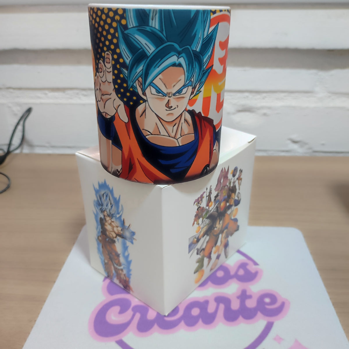 Taza Dragon Ball + Caja Temática · Diseño 026