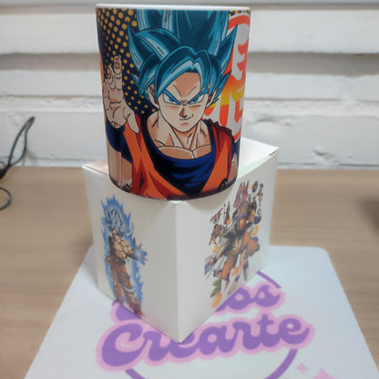 Taza Dragon Ball + Caja Temática · Diseño 026
