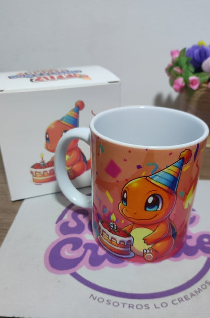 Taza Cumpleaños + Caja Temática · Diseño 408