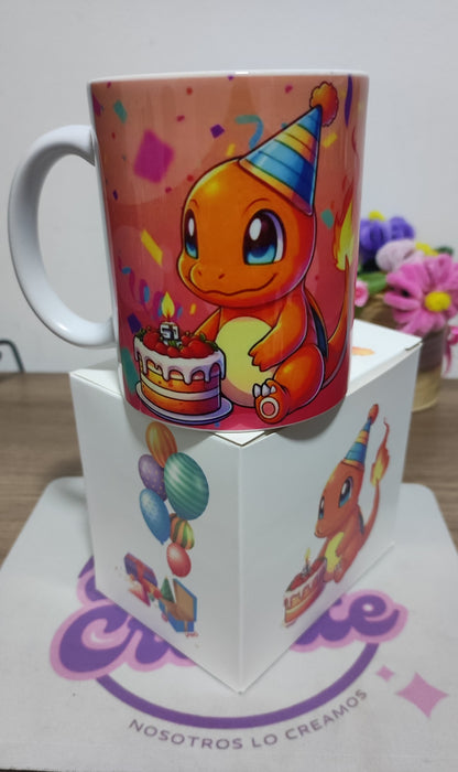 Taza Cumpleaños + Caja Temática · Diseño 408