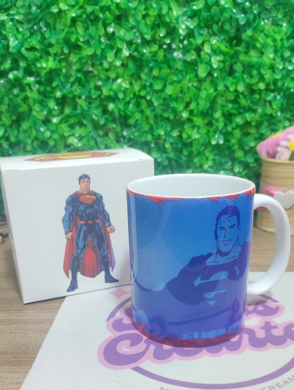 Taza Superman + Caja Temática · Diseño 274