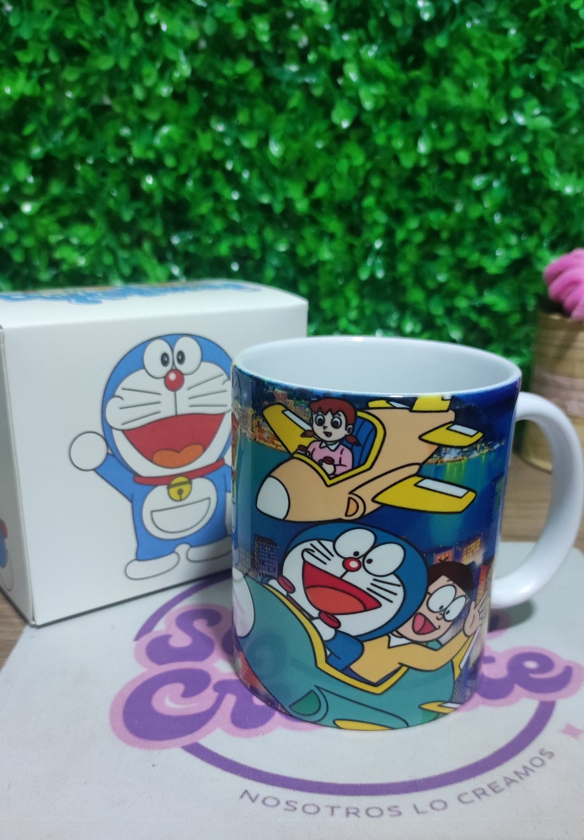 Taza Doraemon + Caja Temática · Diseño 429