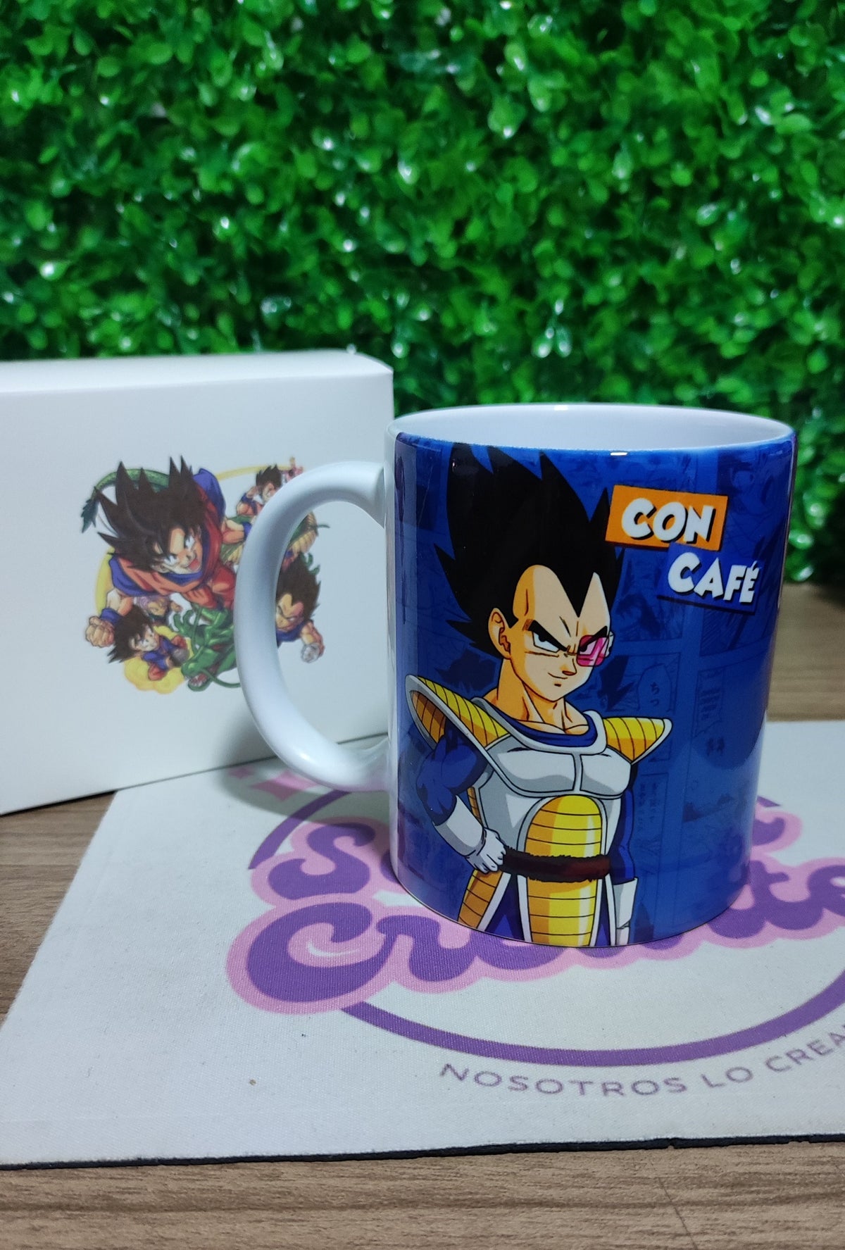 Taza Dragon Ball + Caja Temática · Diseño 042