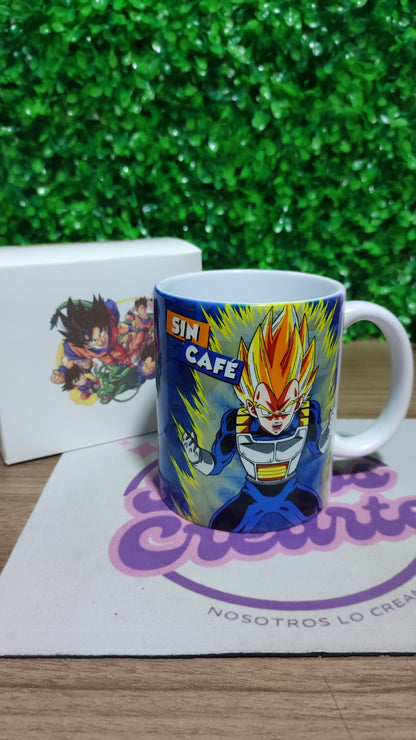 Taza Dragon Ball + Caja Temática · Diseño 042