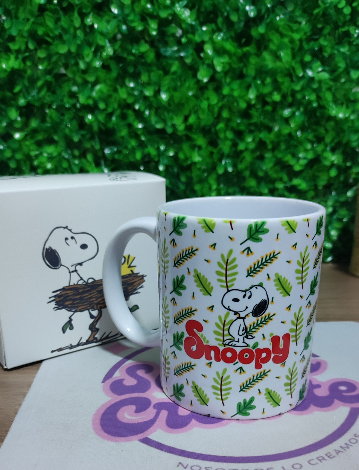 Taza Snoopy + Caja Temática · Diseño 072