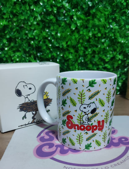 Taza Snoopy + Caja Temática · Diseño 072