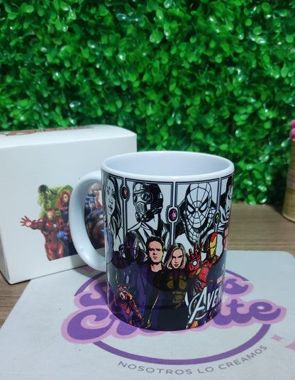Taza Marvel + Caja Temática · Diseño 216