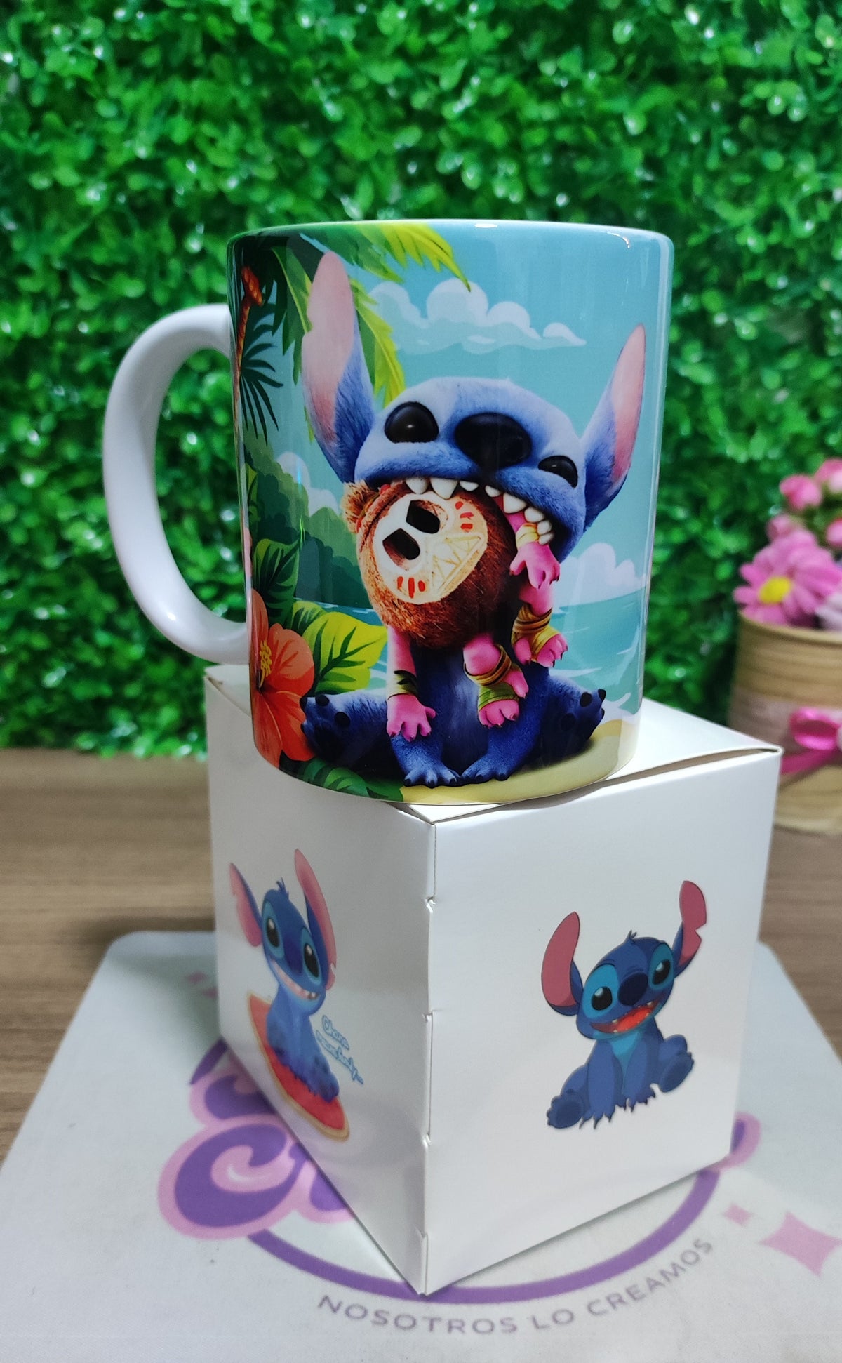 Taza Lilo & Stitch + Caja Temática · Diseño 358