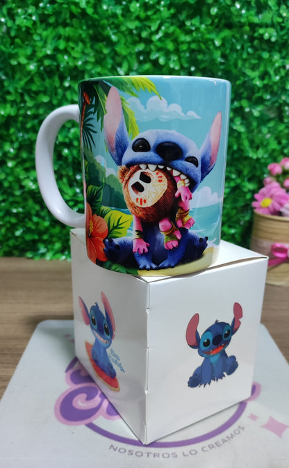 Taza Lilo & Stitch + Caja Temática · Diseño 358