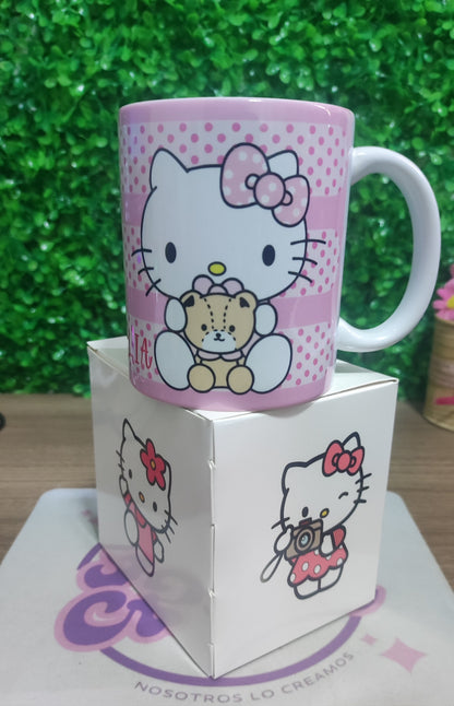Taza Hello Kitty + Caja Temática · Diseño 263