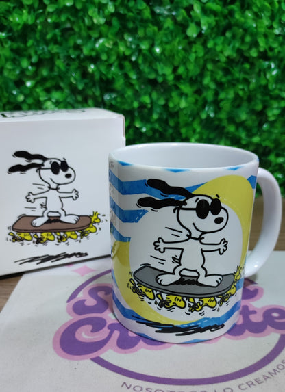 Taza Snoopy + Caja Temática · Diseño 076