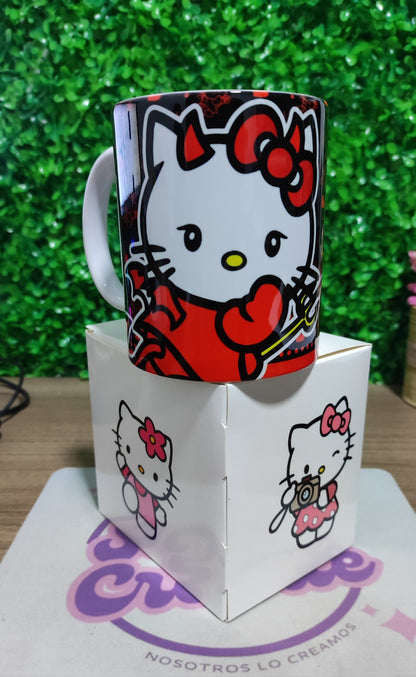 Taza Hello Kitty + Caja Temática · Diseño 261