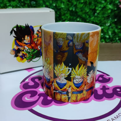 Taza Dragon Ball + Caja Temática · Diseño 020