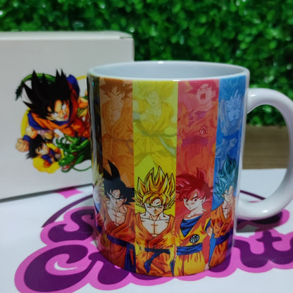 Taza Dragon Ball + Caja Temática · Diseño 020