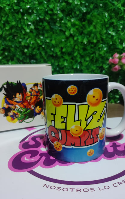 Taza Cumpleaños + Caja Temática · Diseño 404