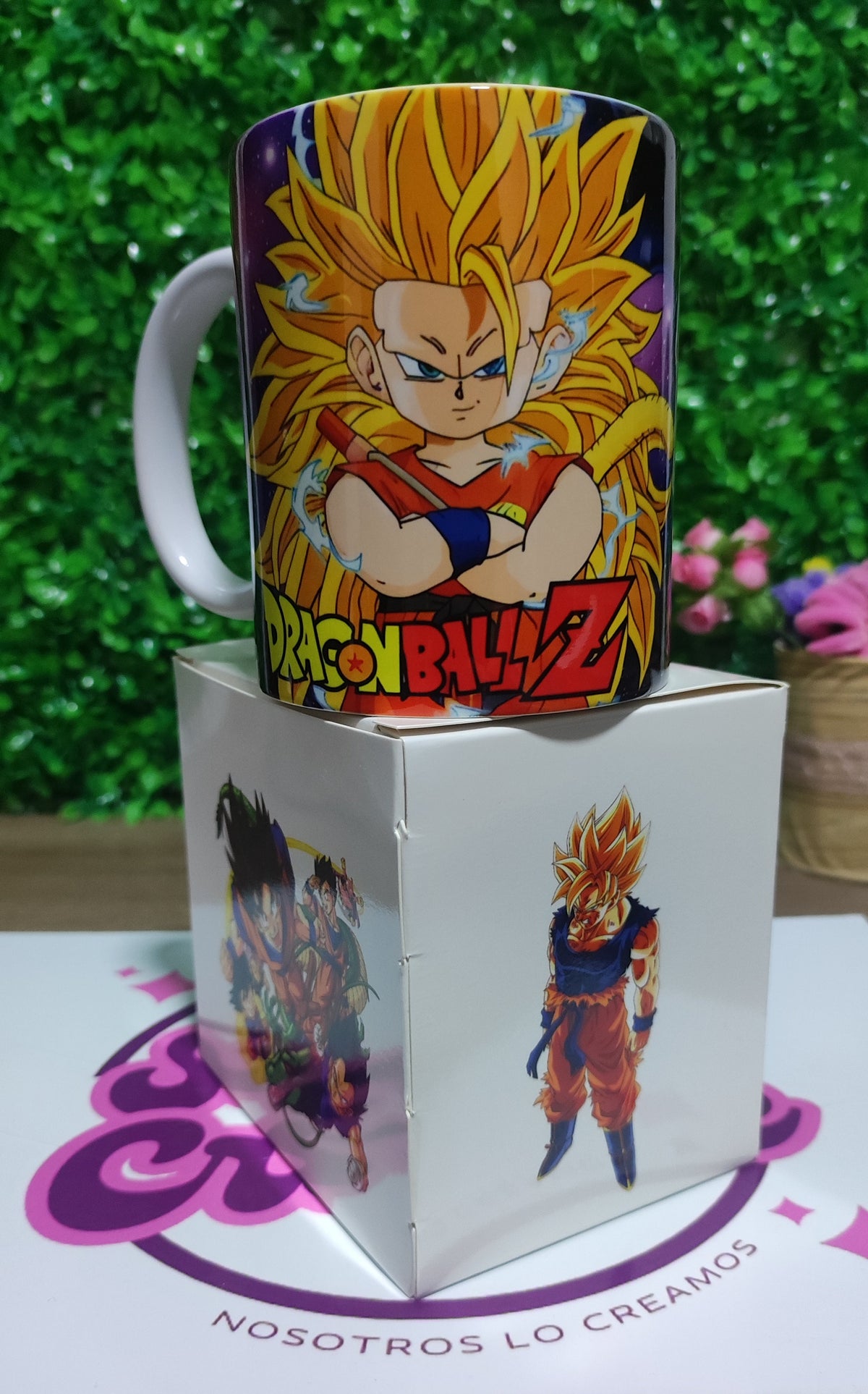 Taza Cumpleaños + Caja Temática · Diseño 404