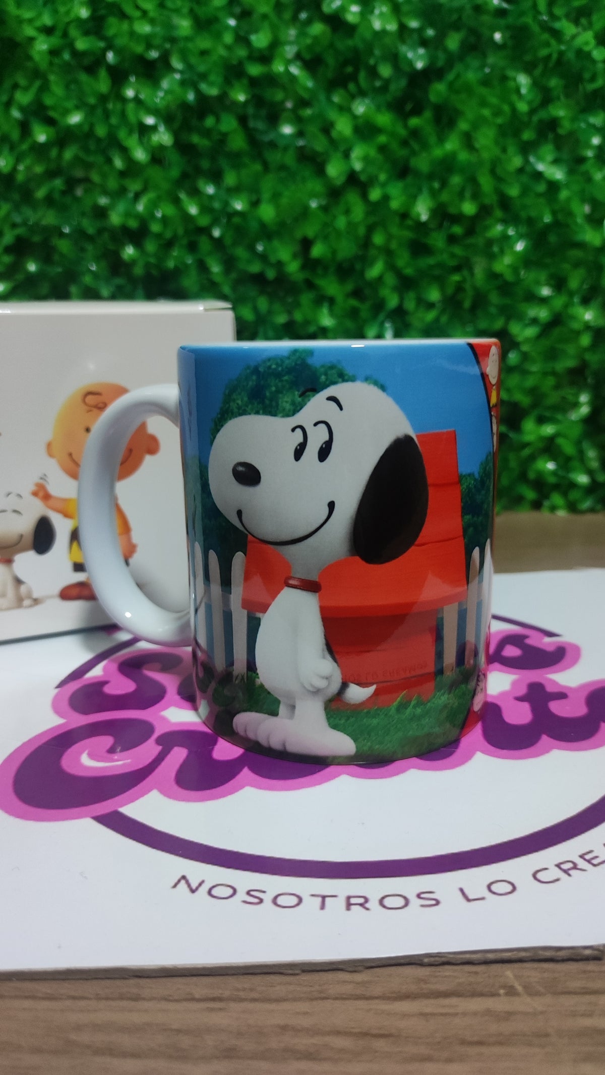 Taza Snoopy + Caja Temática · Diseño 080