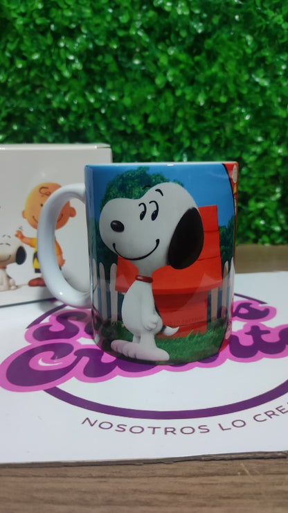 Taza Snoopy + Caja Temática · Diseño 080