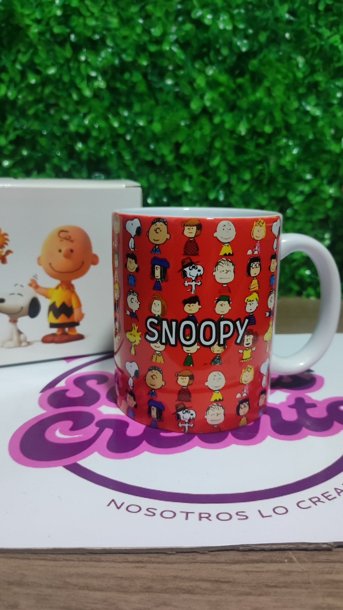 Taza Snoopy + Caja Temática · Diseño 080