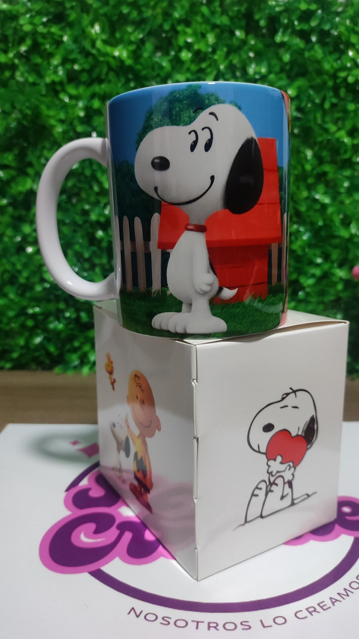 Taza Snoopy + Caja Temática · Diseño 080