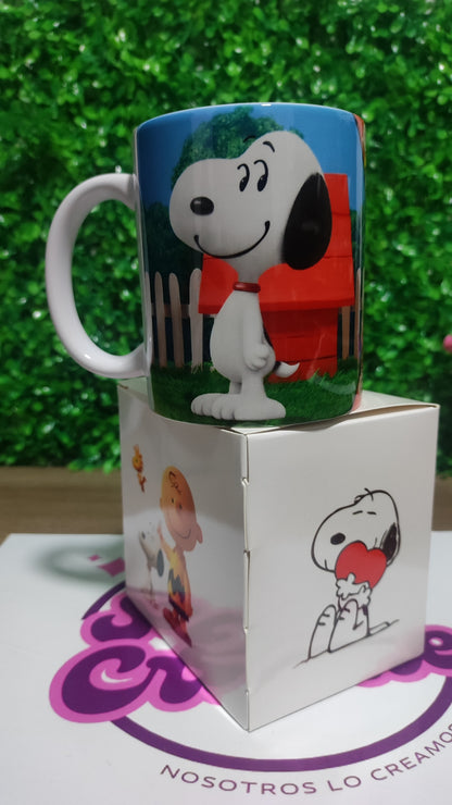 Taza Snoopy + Caja Temática · Diseño 080