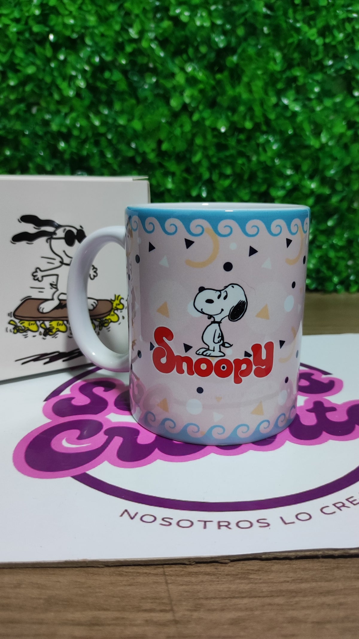 Taza Snoopy + Caja Temática · Diseño 077