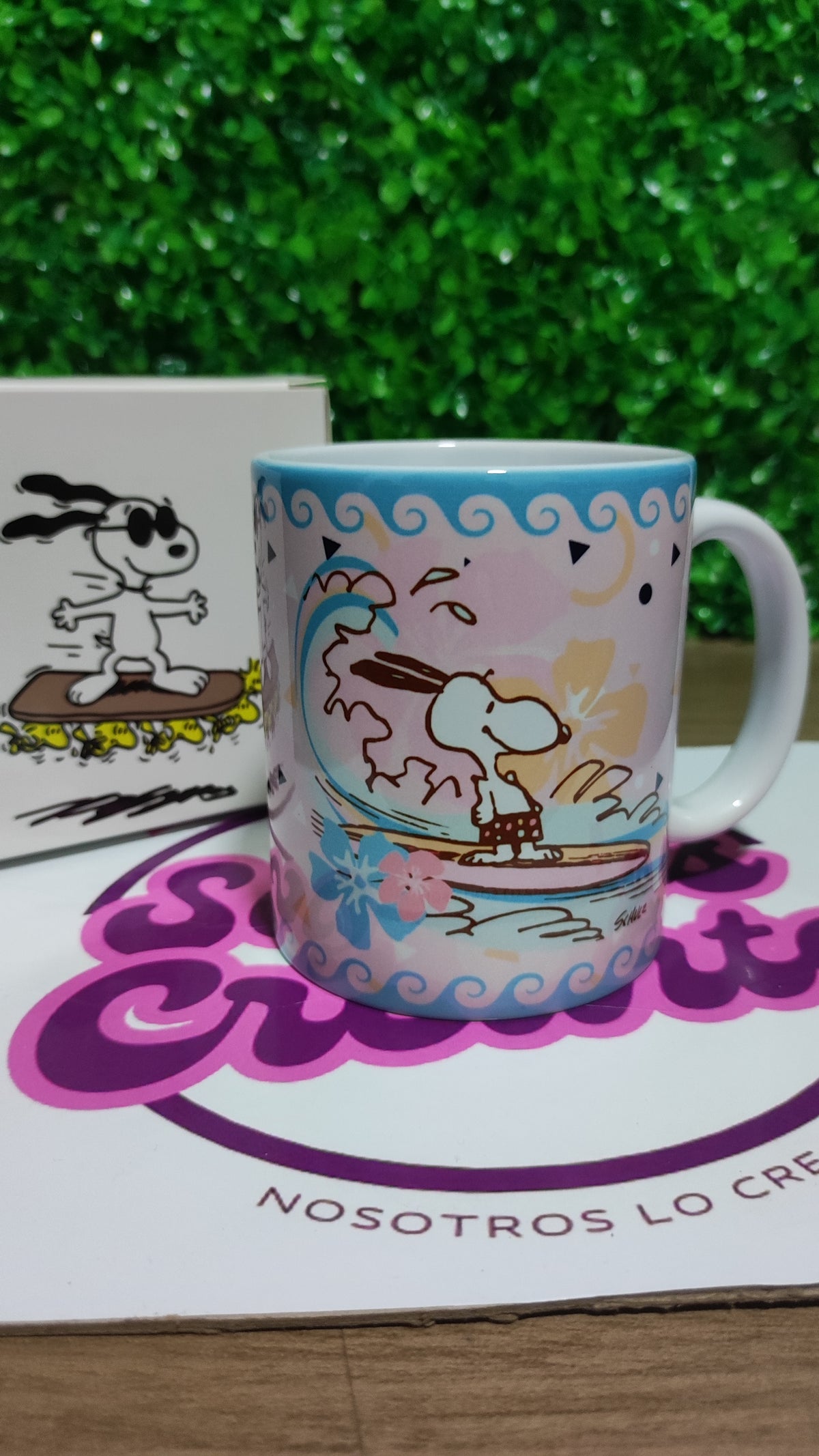 Taza Snoopy + Caja Temática · Diseño 077