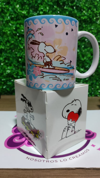 Taza Snoopy + Caja Temática · Diseño 077