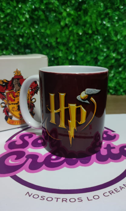 Taza Harry Potter casa Gryffindor + Caja Temática · Diseño 382