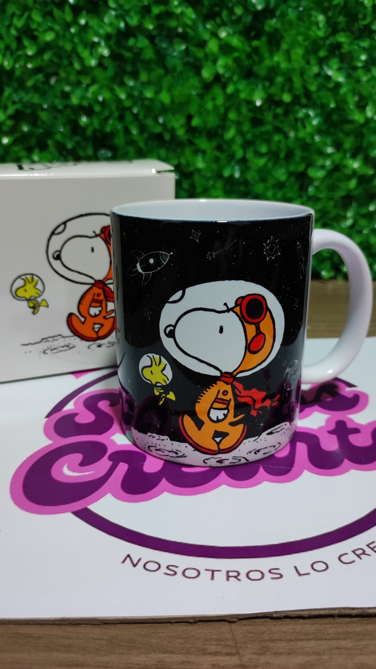 Taza Snoopy + Caja Temática · Diseño 074
