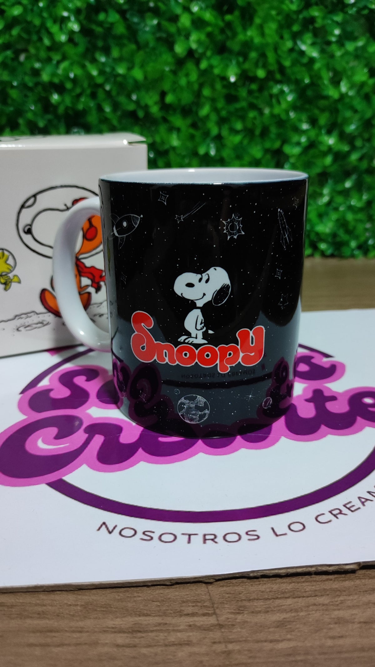 Taza Snoopy + Caja Temática · Diseño 074