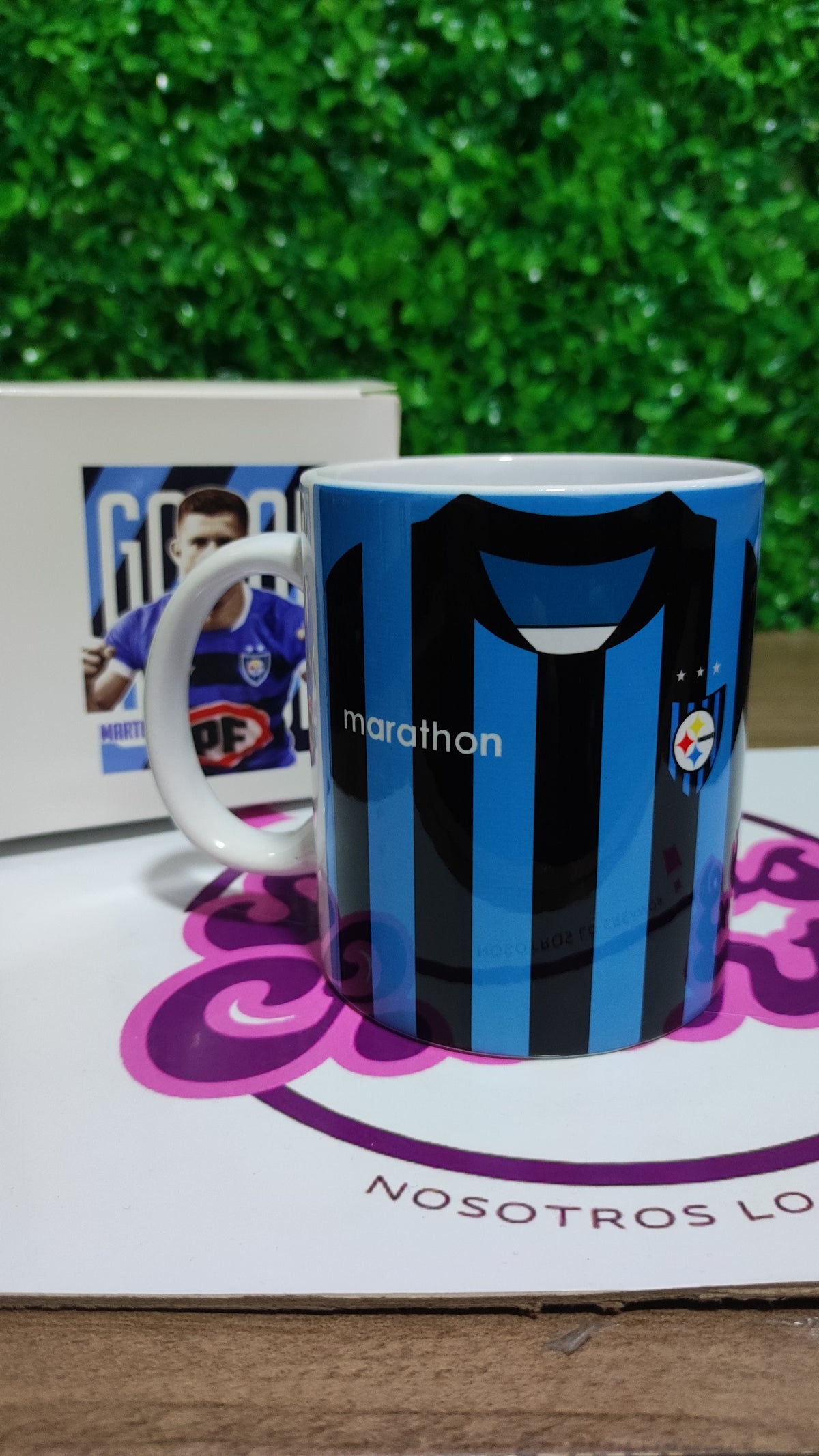 Taza Huachipato 2025 + Caja Temática · Diseño 110