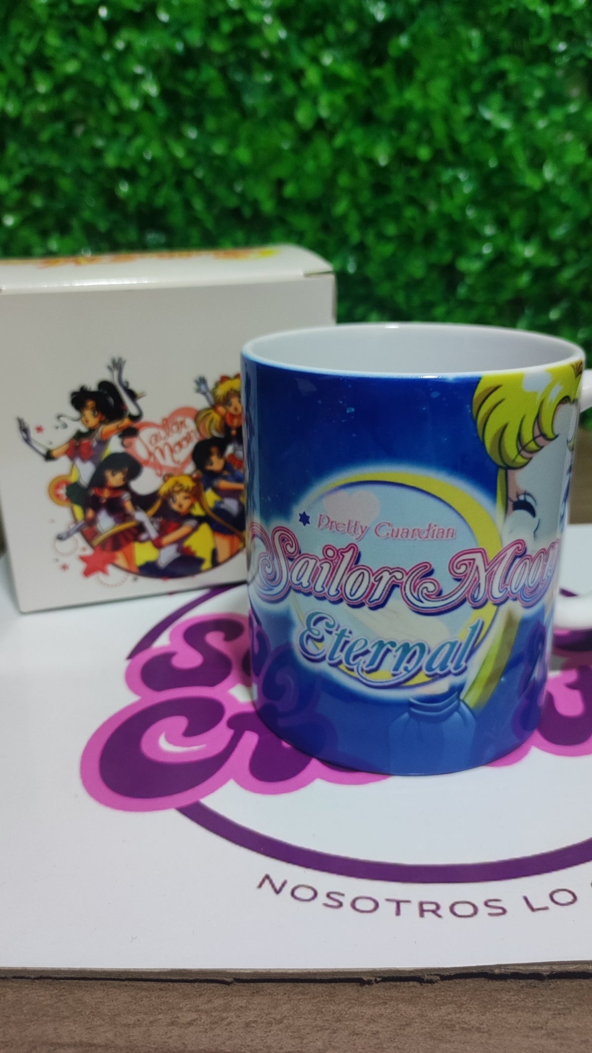 Taza Sailor Moon + Caja Temática · Diseño 206