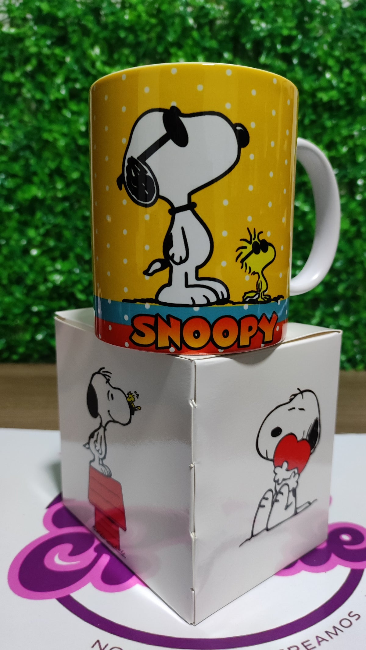 Taza Snoopy + Caja Temática · Diseño 068