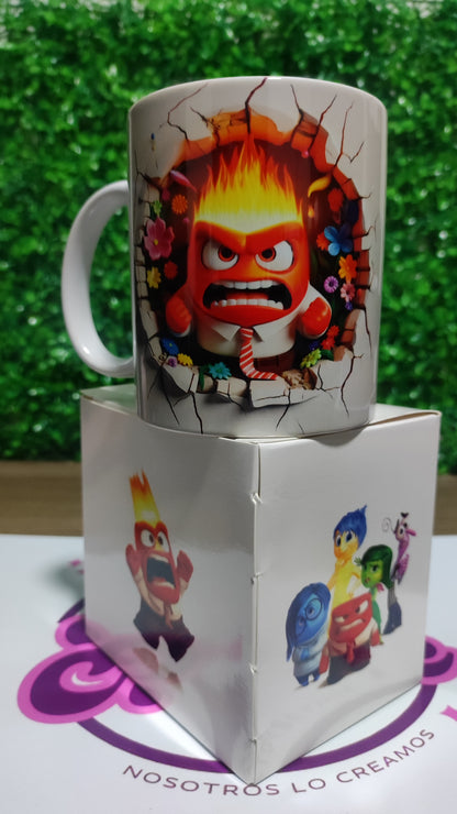 Taza Intensamente Furia + Caja Temática · Diseño 373