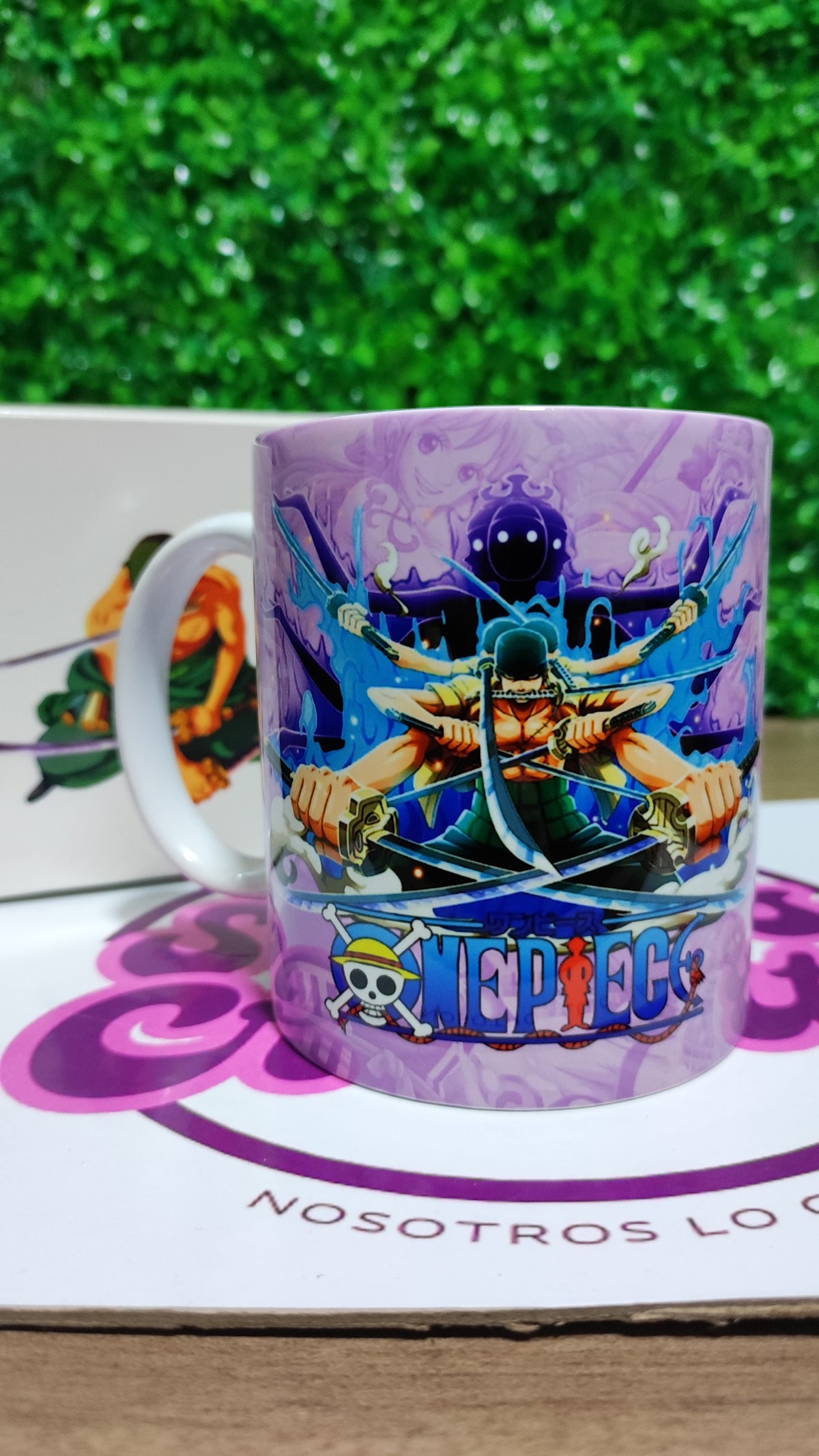 Taza One Piece + Caja Temática · Diseño 222