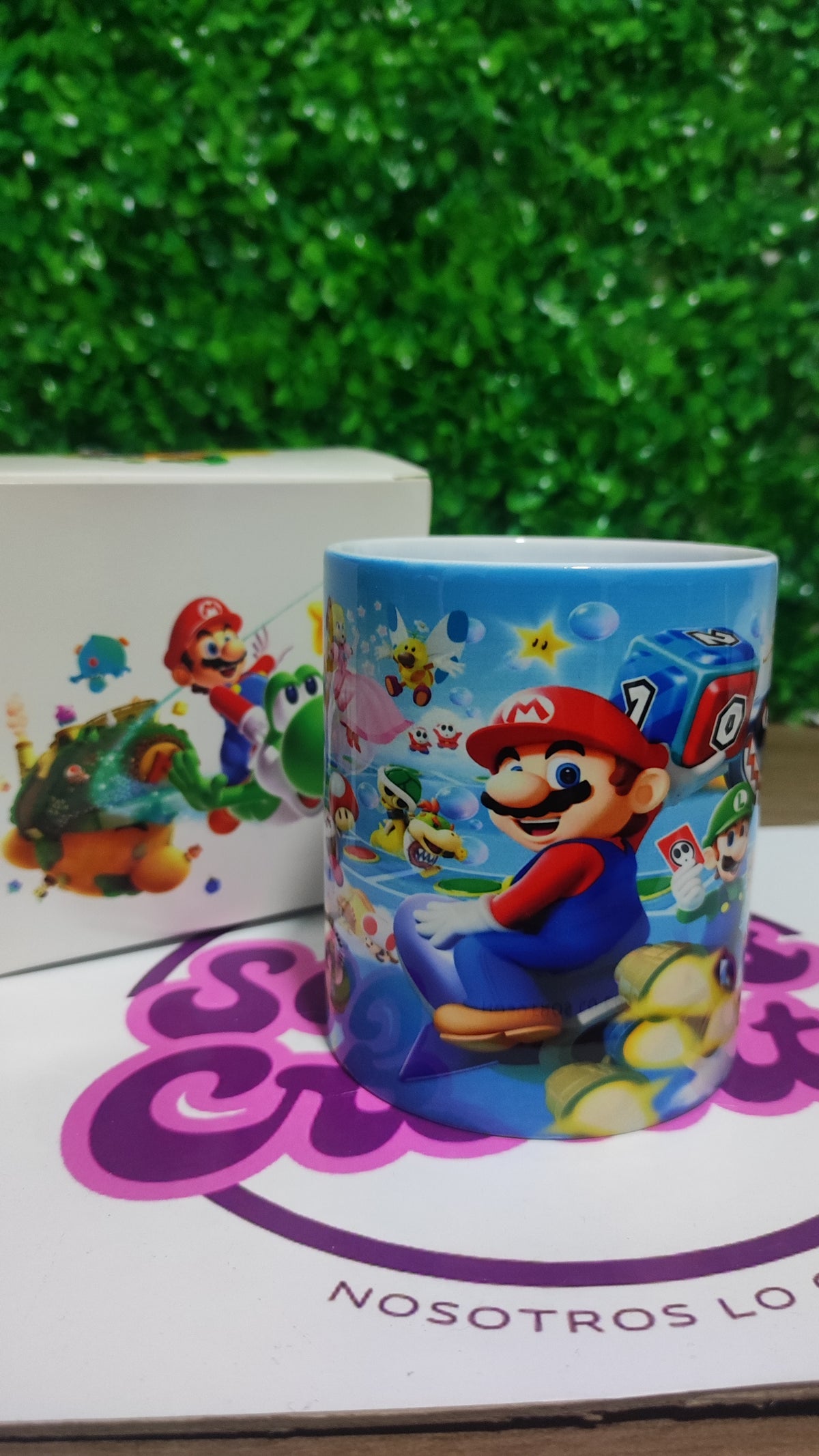 Taza Super Mario Bros + Caja Temática · Diseño 167