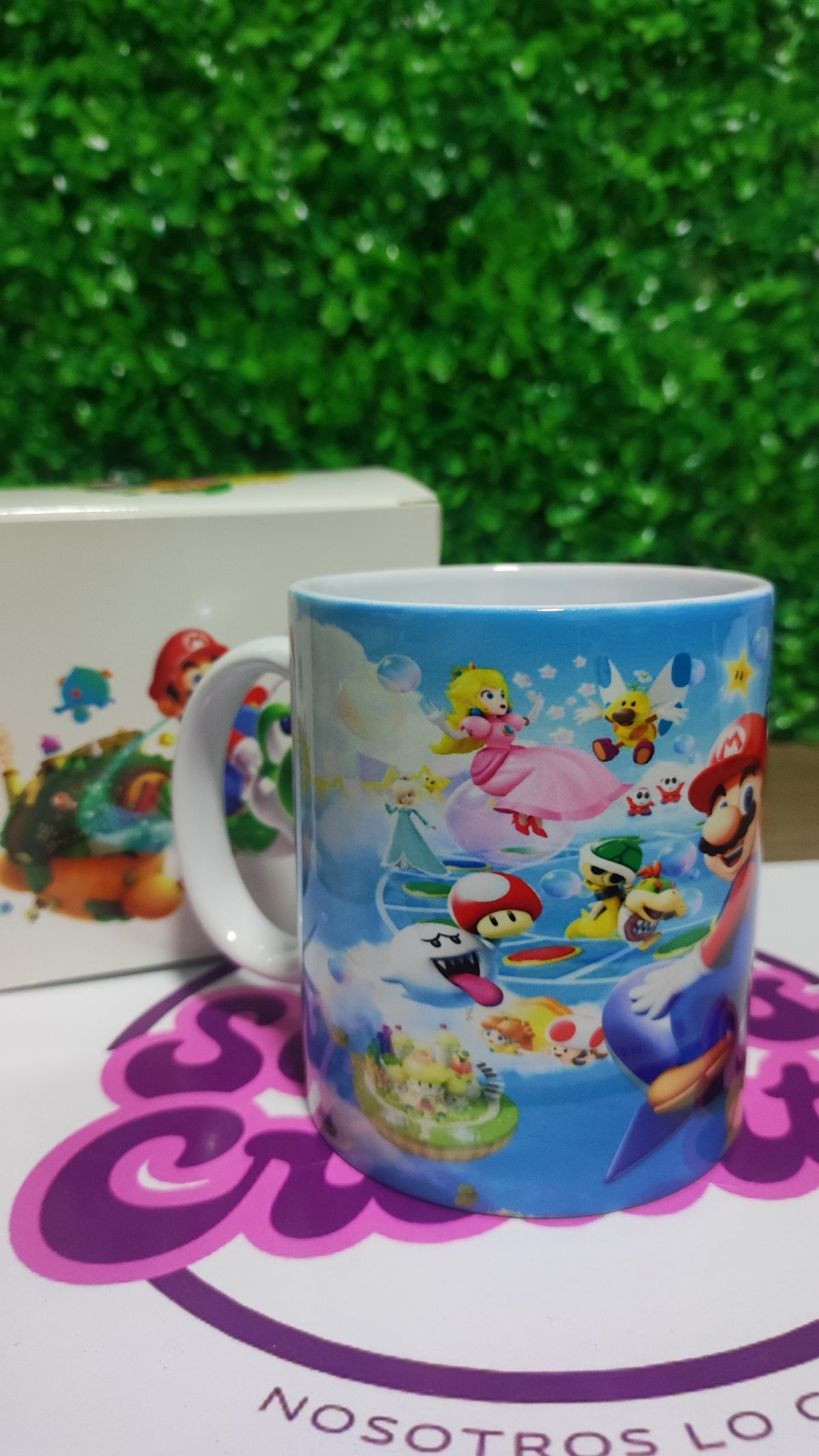 Taza Super Mario Bros + Caja Temática · Diseño 167