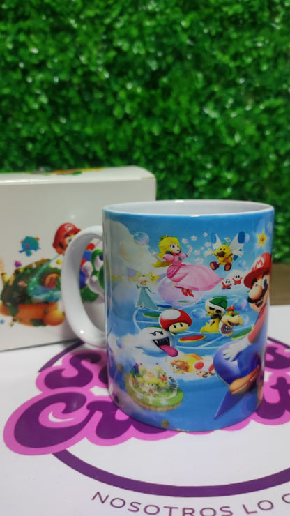 Taza Super Mario Bros + Caja Temática · Diseño 167