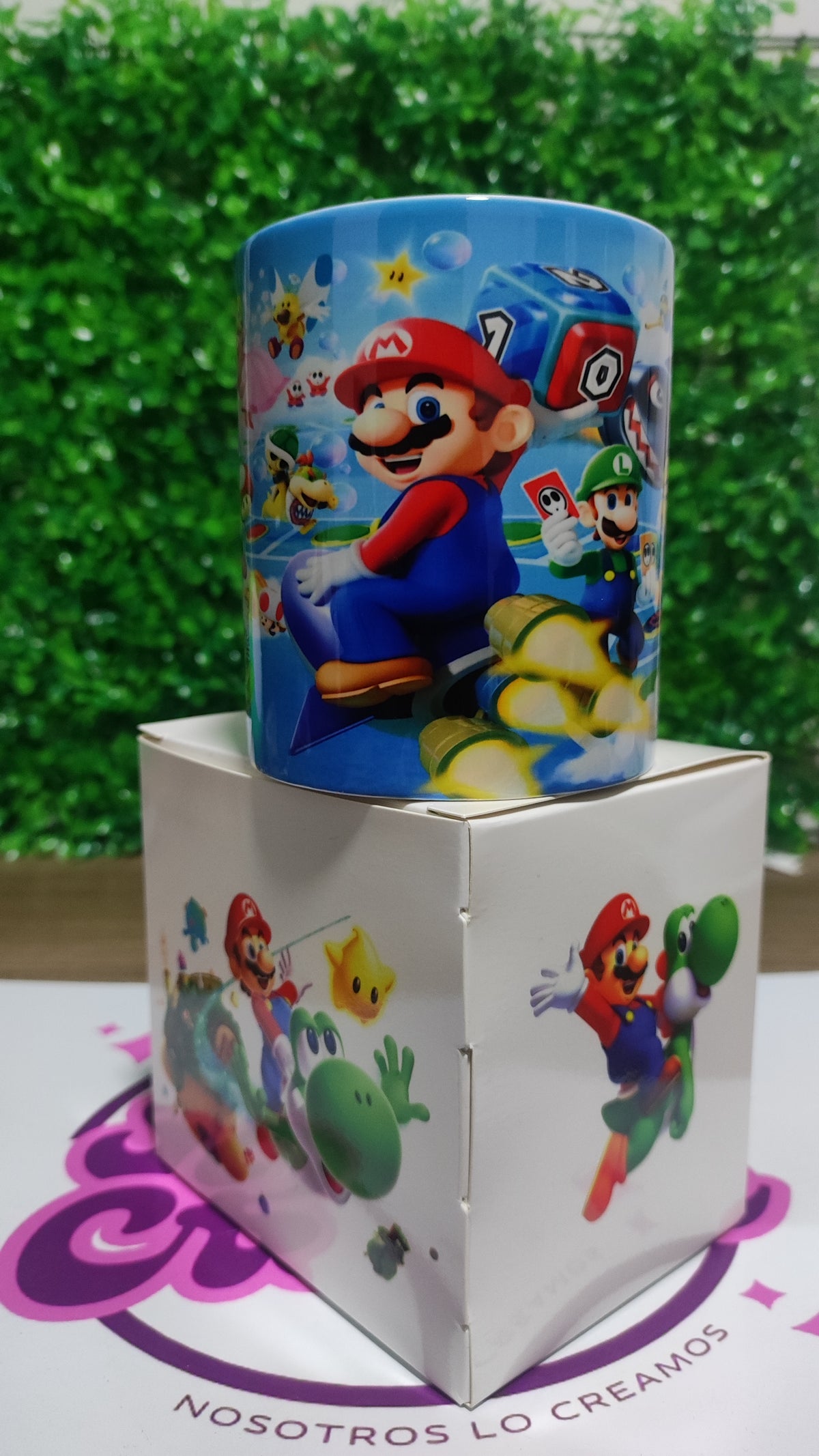 Taza Super Mario Bros + Caja Temática · Diseño 167