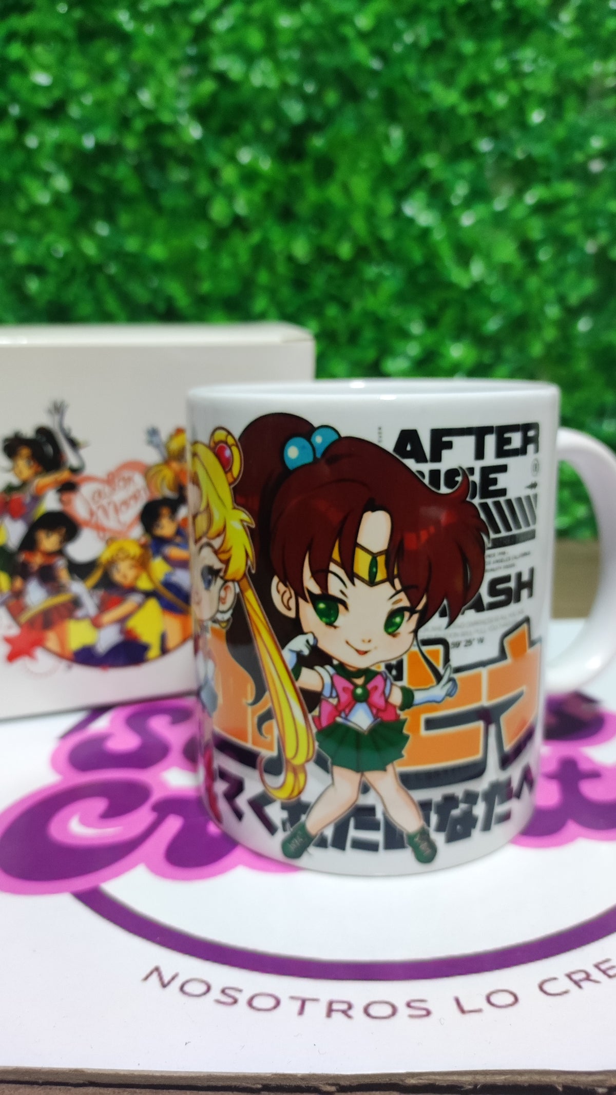 Taza Sailor Moon + Caja Temática · Diseño 208