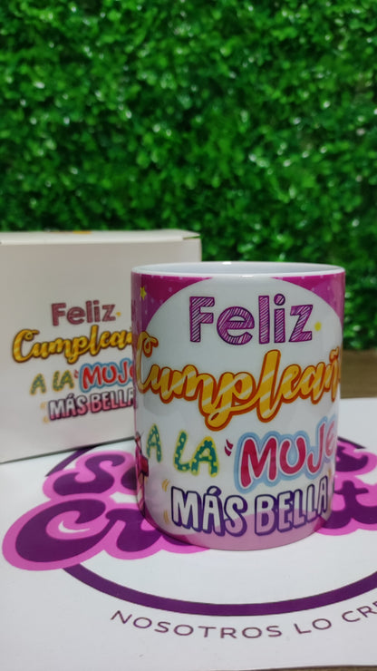 Taza Cumpleaños + Caja Temática · Diseño 402
