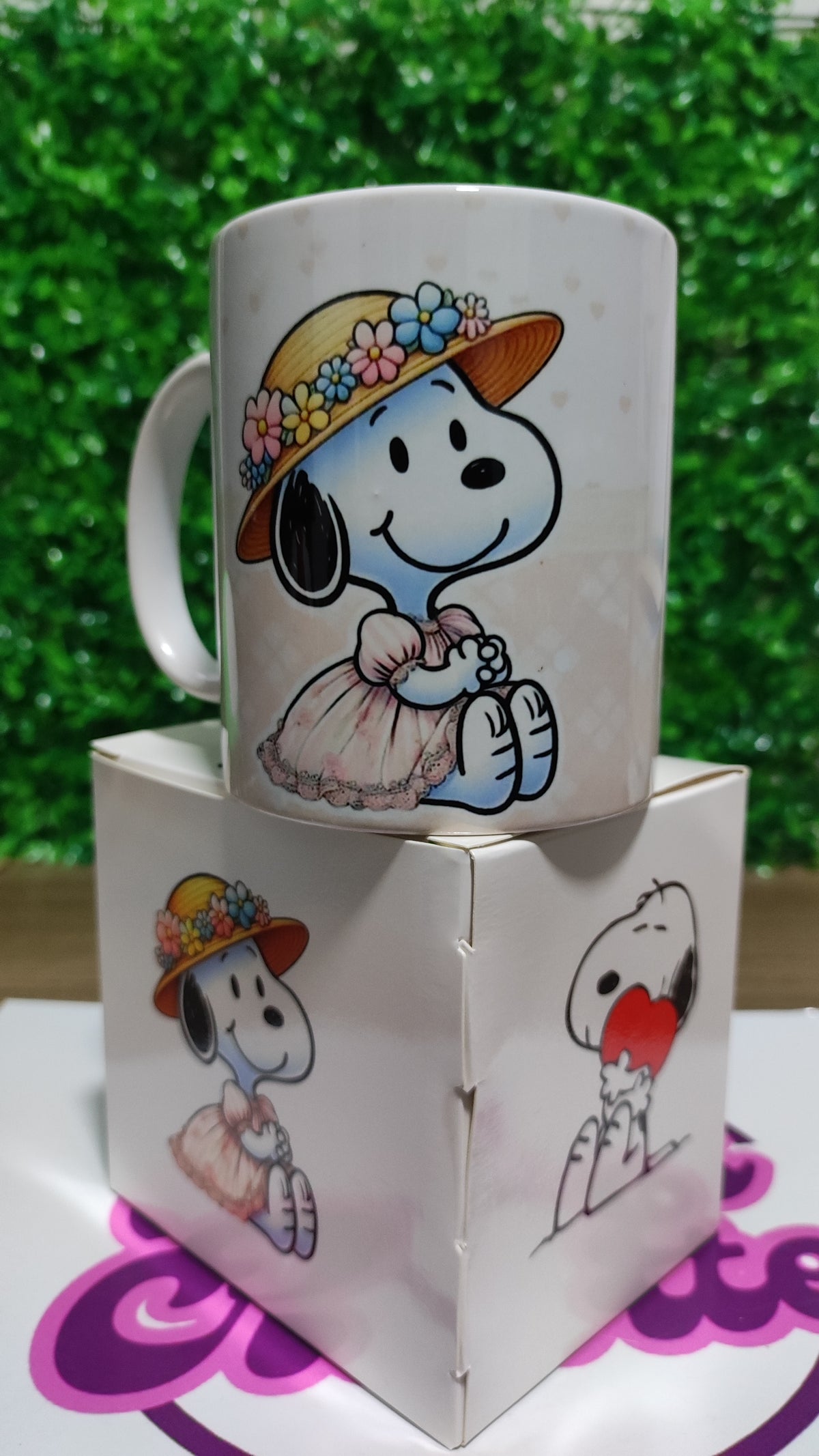Taza Snoopy + Caja Temática · Diseño 088
