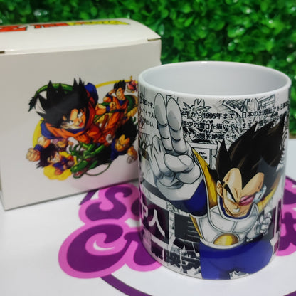 Taza Dragon Ball + Caja Temática · Diseño 016