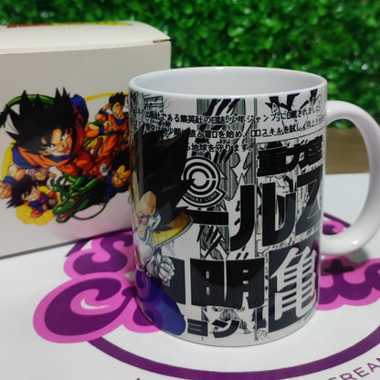 Taza Dragon Ball + Caja Temática · Diseño 016