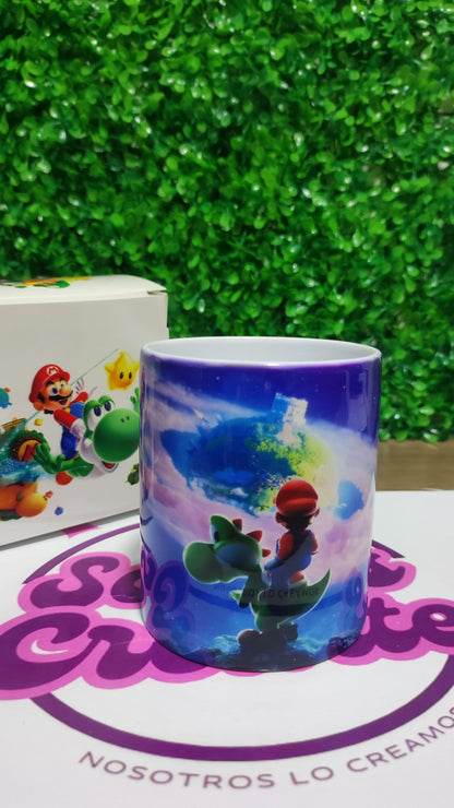 Taza Super Mario Bros + Caja Temática · Diseño 171