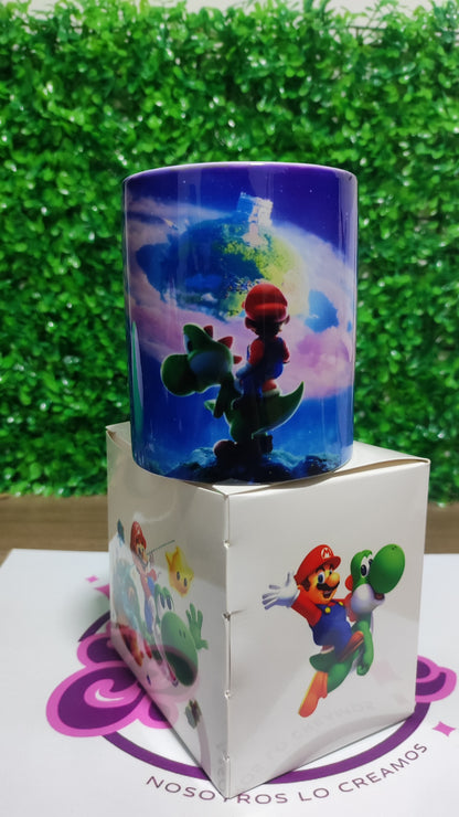 Taza Super Mario Bros + Caja Temática · Diseño 171
